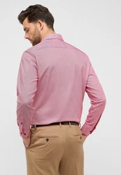Eterna Langarmhemd MODERN FIT NON IRON Rosa/Rot