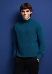 STREET ONE MEN Stehkragenpullover 