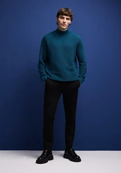 STREET ONE MEN Stehkragenpullover 