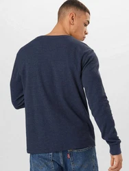 BLEND Shirt Noble Dunkelblau/Hellblau/Blau