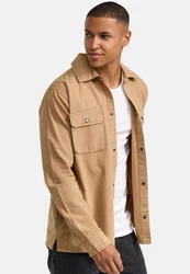 Indicode Langarmhemd INCooplon Beige/Khaki/Braun