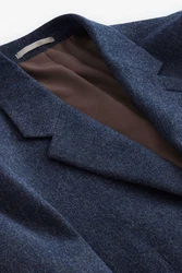 Next Sakko Slim Fit Donegal Anzugsakko Hellblau/Dunkelblau