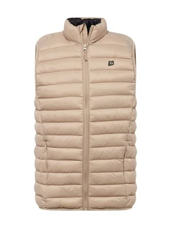 BLEND Weste 'Romsey' Beige/Khaki/Braun
