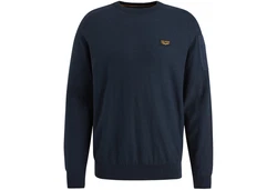 PME LEGEND Strickpullover R-NECK AMERICAN CLASSIC KNIT Dunkelblau/Blau