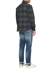 s.Oliver Langarmhemd Regular Fit Button-down Hemd Dunkelgrau/Dunkelblau/Rot/Schwarz/Grau