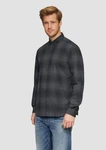 s.Oliver Langarmhemd Regular Fit Button-down Hemd Dunkelgrau/Dunkelblau/Rot/Schwarz/Grau