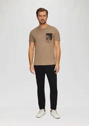 s.Oliver Stoffhose Regular Fit Chino Khaki/Beige