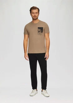 s.Oliver Stoffhose Regular Fit Chino Khaki/Beige
