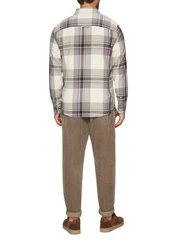 s.Oliver Langarmhemd Regular Fit Lila/Rot/Beige/Bordeaux/Grau