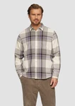 s.Oliver Langarmhemd Regular Fit Lila/Rot/Beige/Bordeaux/Grau
