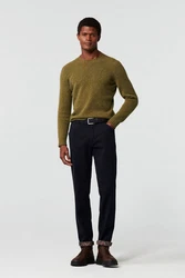 MEYER 5-Pocket Hose Dunkelblau/Schwarz