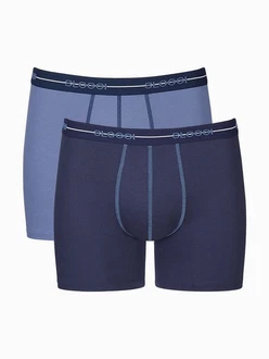 SLOGGI Boxershorts 'men Start' Blau/Dunkelblau/Hellblau