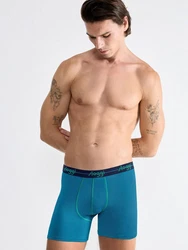 SLOGGI Boxershorts 'men Start' Dunkelblau/Lila/Blau