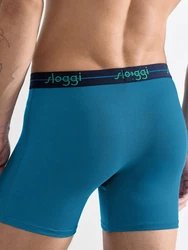 SLOGGI Boxershorts 'men Start' Dunkelblau/Lila/Blau