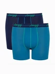 SLOGGI Boxershorts 'men Start' Dunkelblau/Lila/Blau