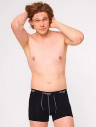 SLOGGI Boxershorts 'men Start' Beige/Grün/Gelb/Schwarz