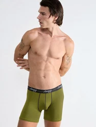 SLOGGI Boxershorts 'men Start' Beige/Dunkelgrün/Grün