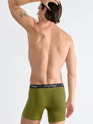 SLOGGI Boxershorts 'men Start' Beige/Dunkelgrün/Grün