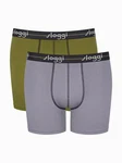 SLOGGI Boxershorts 'men Start' Beige/Dunkelgrün/Grün SLOGGI Boxershorts 'men Start' Beige/Dunkelgrün/Grün
