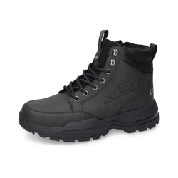 Dockers by Gerli Schnürboots Herren Stiefel Schwarz/Grau/Dunkelgrau/Braun