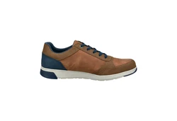 bugatti Sneaker Braun/Beige/Hellblau/Rot