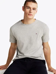 Tommy Hilfiger Underwear T-Shirt mit Logo-Stickerei Grau/Hellgrau