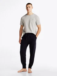 Tommy Hilfiger Underwear T-Shirt mit Logo-Stickerei Grau/Hellgrau