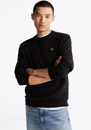 Sweatshirt TJM REG S FLAG CREW mit bestickten Markenlogo auf Brusthhe