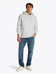 Tommy Jeans Sweatshirt TJM REG S FLAG HOODIE Grau/Hellgrau
