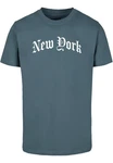 Mister Tee T-Shirt New York Wording Tee Blau/Dunkelblau/Grau/Hellblau/Türkis
