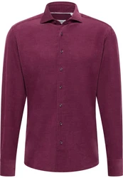 Eterna Langarmhemd MODERN FIT Dunkelrot/Bordeaux/Rosa/Lila