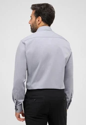 Eterna Langarmhemd MODERN FIT Grau/Hellgrau/Dunkelblau