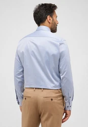 Eterna Langarmhemd MODERN FIT NON IRON Hellblau/Blau/Dunkelblau