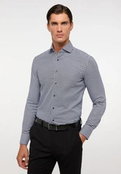 Eterna Businesshemd Blau/Dunkelblau/Hellblau