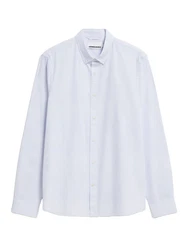 Armedangels Langarmhemd Quaasa Regular Fit Hemd Weiß