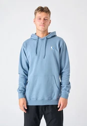 Cleptomanicx Hooded Embro Gull 2 Sweatshirt dunkelgrau/grau