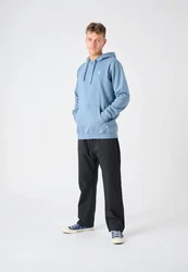 Cleptomanicx Hooded Embro Gull 2 Sweatshirt dunkelgrau/grau