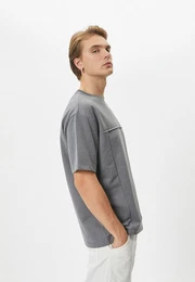 T-Shirt Kurzrmelig Rundhalsausschnitt Tshirt