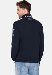 CAMP DAVID Sweatjacke Jacke HELI FLIGHT Dunkelblau/Hellblau/Blau