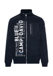 CAMP DAVID Sweatjacke Jacke HELI FLIGHT Dunkelblau/Hellblau/Blau