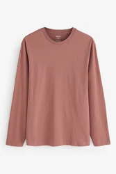 Next T-Shirt Langarmshirts (5-tlg) Lila/Braun/Beige/Grau