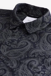 Next Hemdjacke (1-St) Grau/Dunkelgrau/Schwarz/Rosa