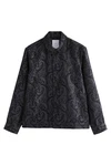 Next Hemdjacke (1-St) Grau/Dunkelgrau/Schwarz/Rosa