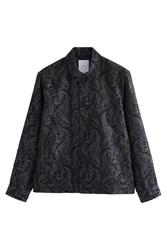 Next Hemdjacke (1-St) Grau/Dunkelgrau/Schwarz/Rosa