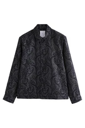 Hemdjacke Hemdjacke mit Gobelin-Muster (1-St)