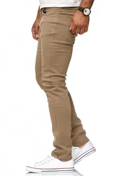 Red Bridge Herren Jeans Hose Slim-Fit Röhrenjeans Denim Colored Camel