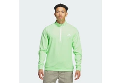 adidas Performance Sweatshirt ELEVATED 1/4-ZIP PULLOVER Hellgrün/Grün/Neonfarben