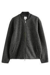 Bomberjacke Bomberjacke aus Wolle (1-St)