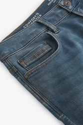 Next Slim-fit-Jeans mit Komfortstretch Blau/Dunkelblau/Hellblau