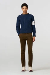 MEYER 5-Pocket Hose Khaki/Dunkelgrün